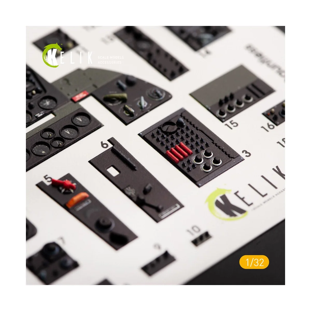 SBD-3 Dauntless interior 3D decals for Trumpeter kit, 1/32 - Kelik ...