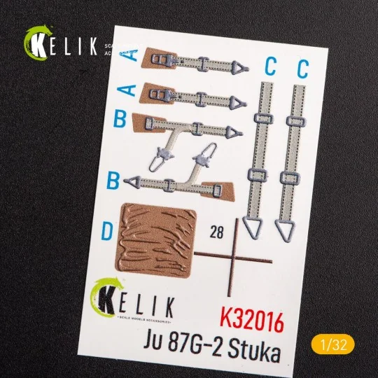 Junkers Ju 87 D/G Stuka - Interior 3D Decal for Trumpeter kit, 1/32...