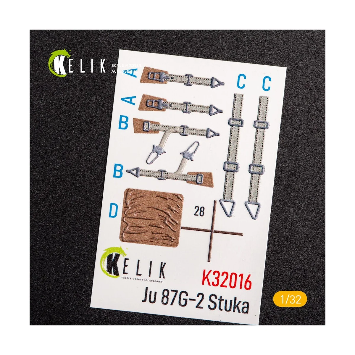 Junkers Ju 87 D/G Stuka - Interior 3D Decal for Trumpeter kit, 1/32...