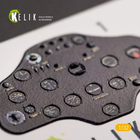I-16 type 17 - Interior 3D Decal for ICM kit, 1/32 - Kelik K32011