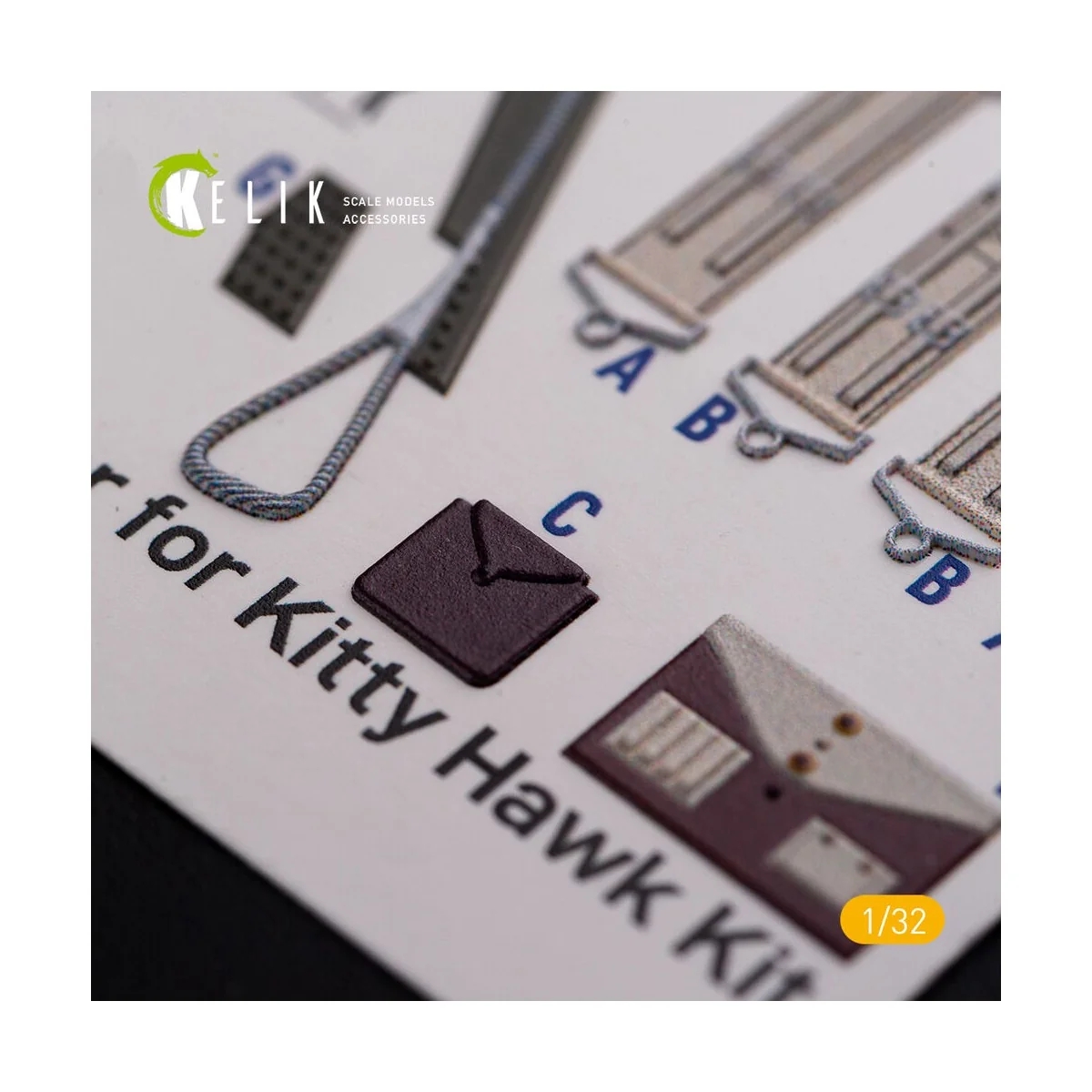 OS2U Kingfisher - Interior 3D Decal for Kitty Hawk/Zimi models kit,...