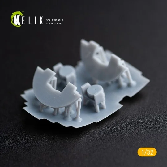 DH.81A Tiger Moth - Interior 3D Decal with 3D printed parts for ICM...