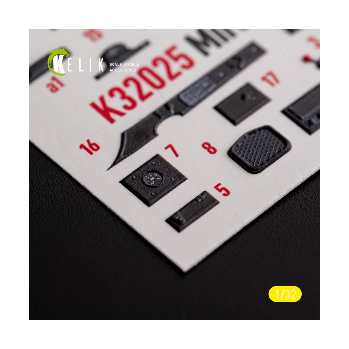 Mirage 2000D/N - interior 3D decals for Kitty Hawk/Zimi models kit,...