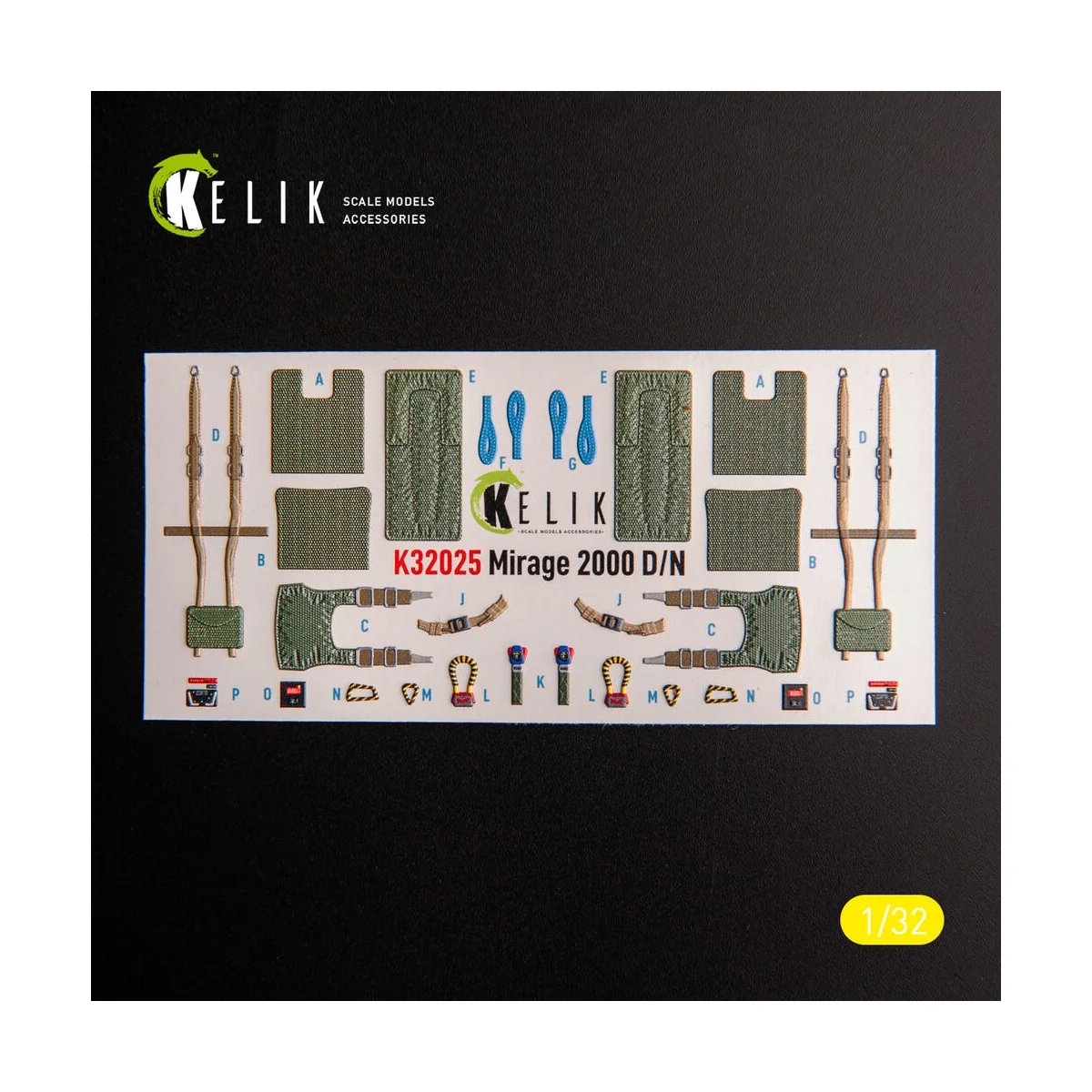 Mirage 2000D/N - interior 3D decals for Kitty Hawk/Zimi models kit,...