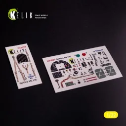 Spitfire Mk VIII - interior 3D decals for Tamiya kit, 1/32 - Kelik ...