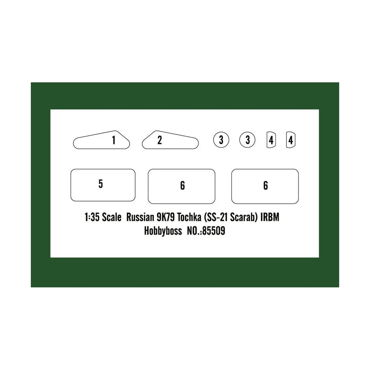 Russian 9K79 Tochka (SS-21 Scarab) IRBM - Hobby Boss 85509