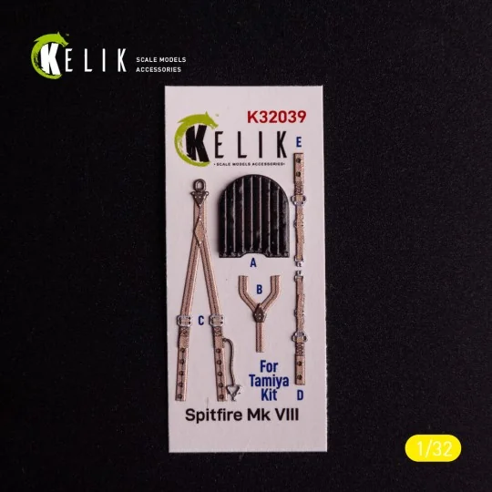 Spitfire Mk VIII - interior 3D decals for Tamiya kit, 1/32 - Kelik ...