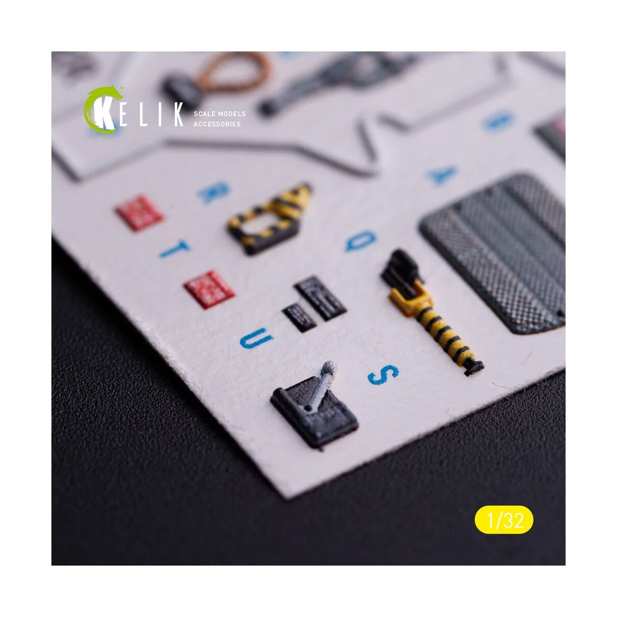 GR.MK7 Harrier - interior 3D decals for Trumpeter kit, 1/32 - Kelik...