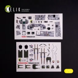 Tornado ECR - interior 3D decals for Italeri kit, 1/32 - Kelik K32041