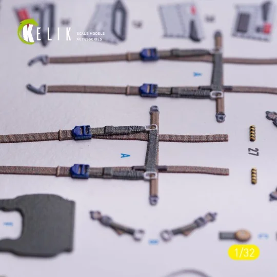 Tornado IDS - interior 3D decals for Italeri kit, 1/32 - Kelik K32040