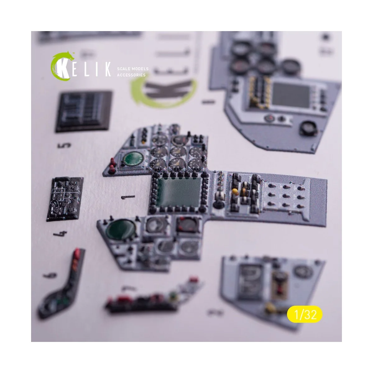 Tornado ECR - interior 3D decals for Italeri kit, 1/32 - Kelik K32041