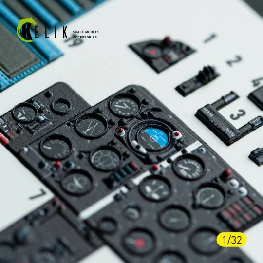 MiG-21 F-13 export version - interior 3D decals for Trumpeter kit, ...