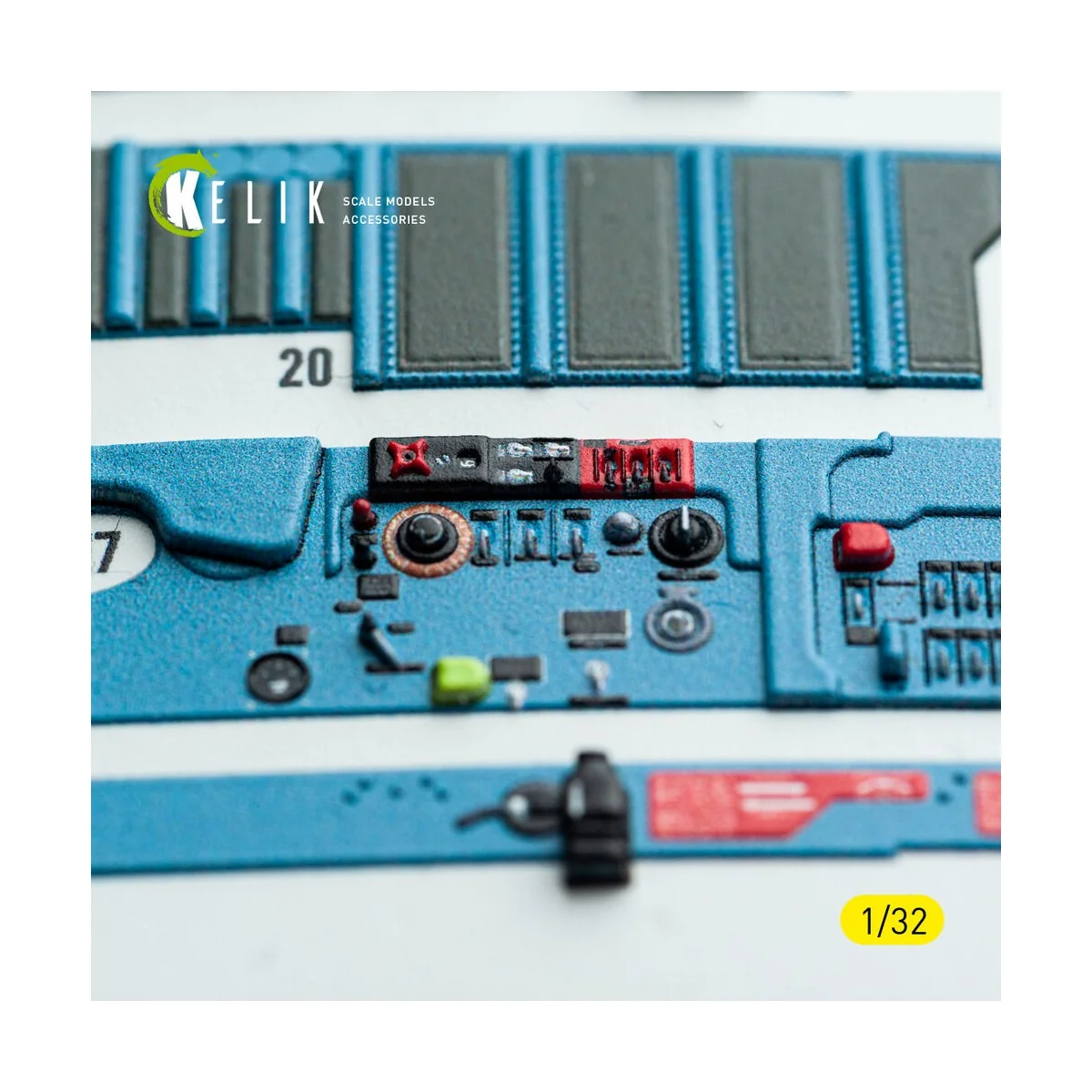 MiG-21 F-13 export version - interior 3D decals for Trumpeter kit, ...