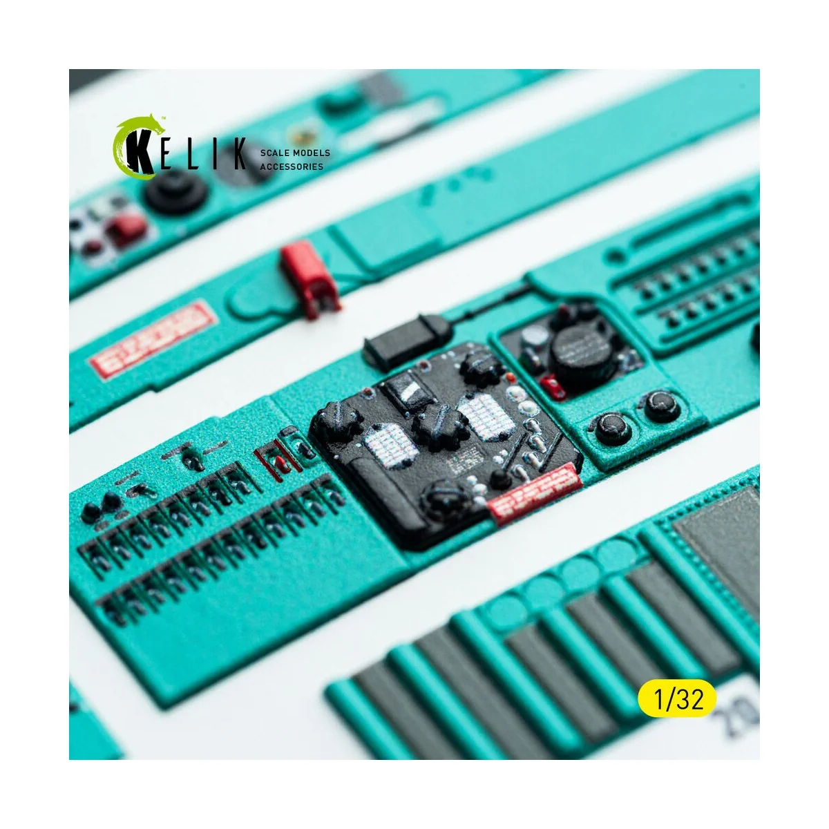 MiG-21 F-13 - interior 3D decals for Trumpeter kit, 1/32 - Kelik K3...