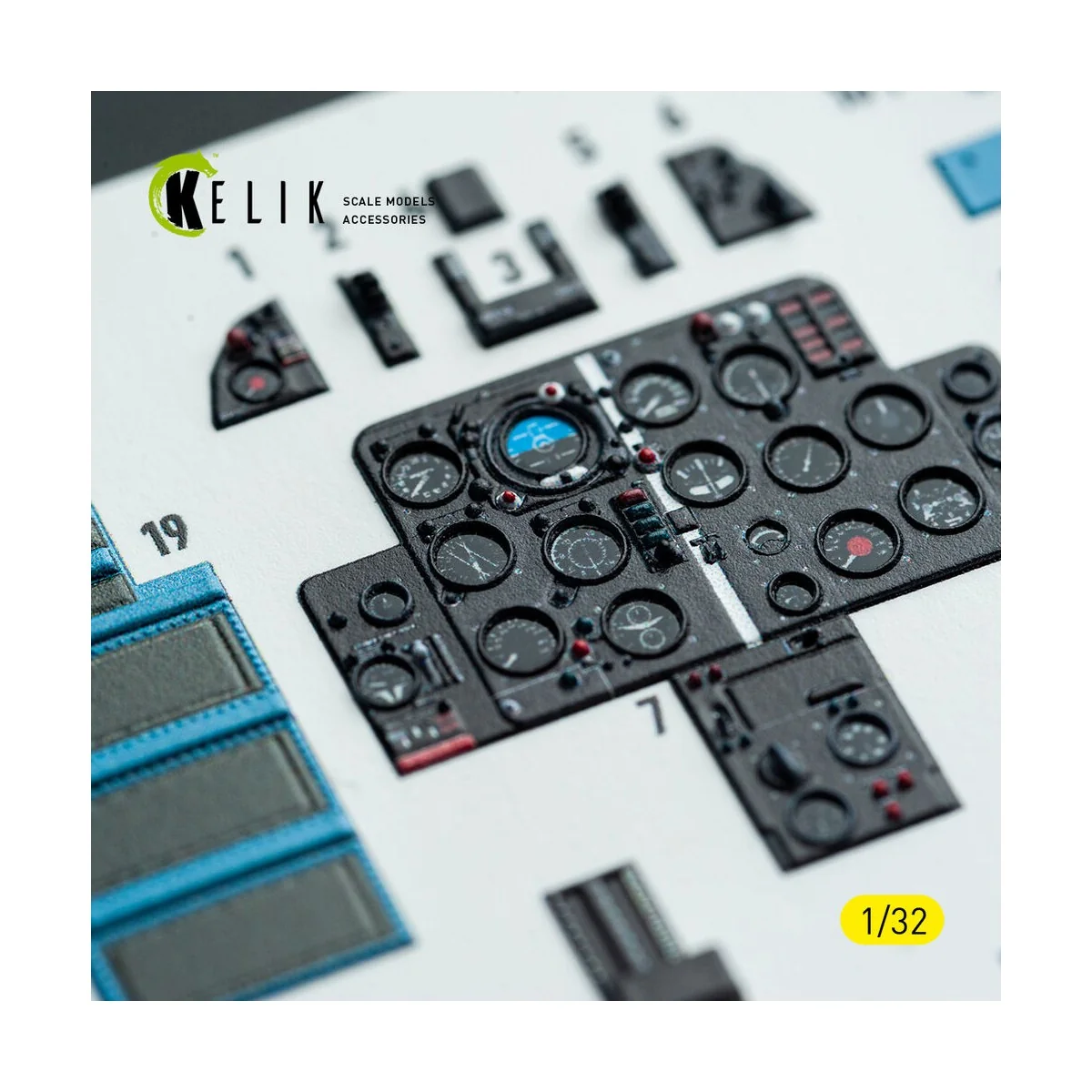 MiG-21 F-13 export version - interior 3D decals for Trumpeter kit, ...