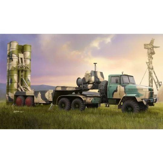 Russian KrAZ-260B Trctor w. 5P85TE TEL S-300PMU - Hobby Boss 85511