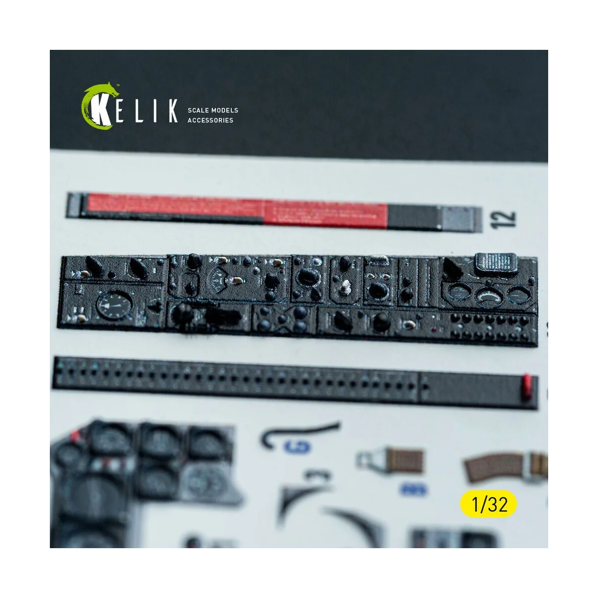 F-86D - interior 3D decals for Kitty Hawk/Zimi models kit, 1/32 - K...