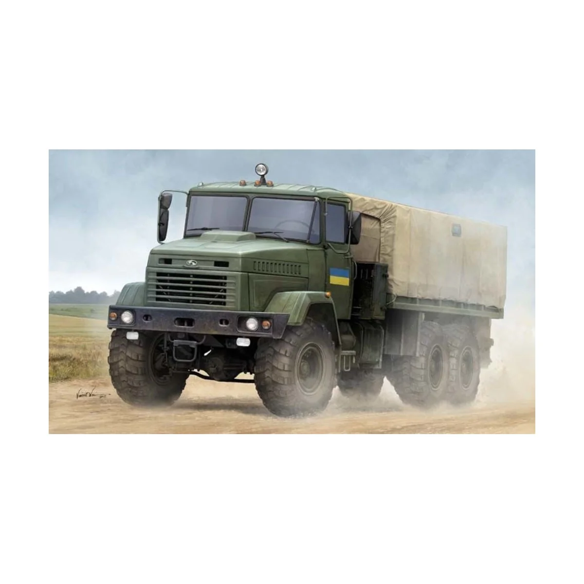 Ukraine KrAZ-6322 "Soldier" Cargo Truck - Hobby Boss 85512