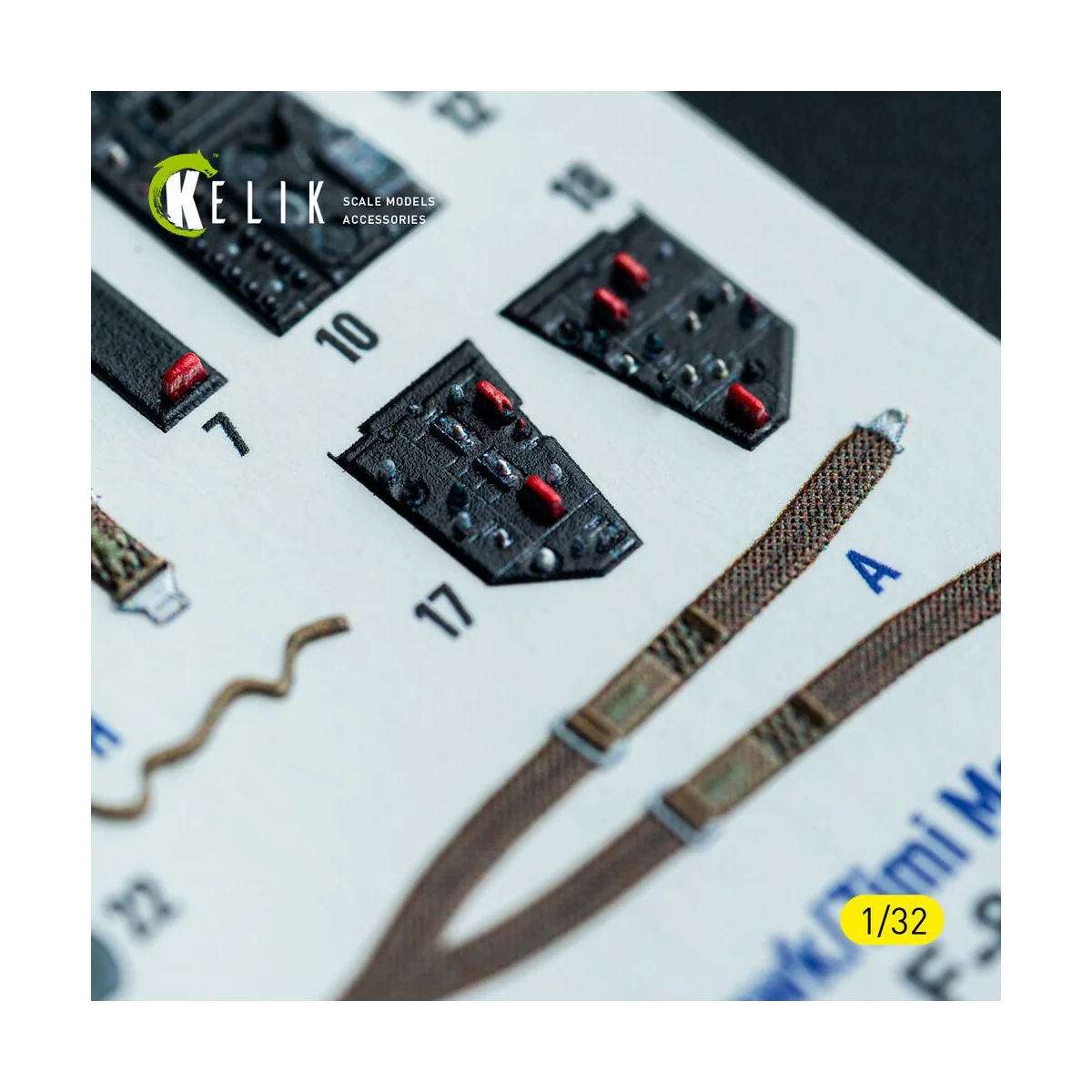 F-86D - interior 3D decals for Kitty Hawk/Zimi models kit, 1/32 - K...