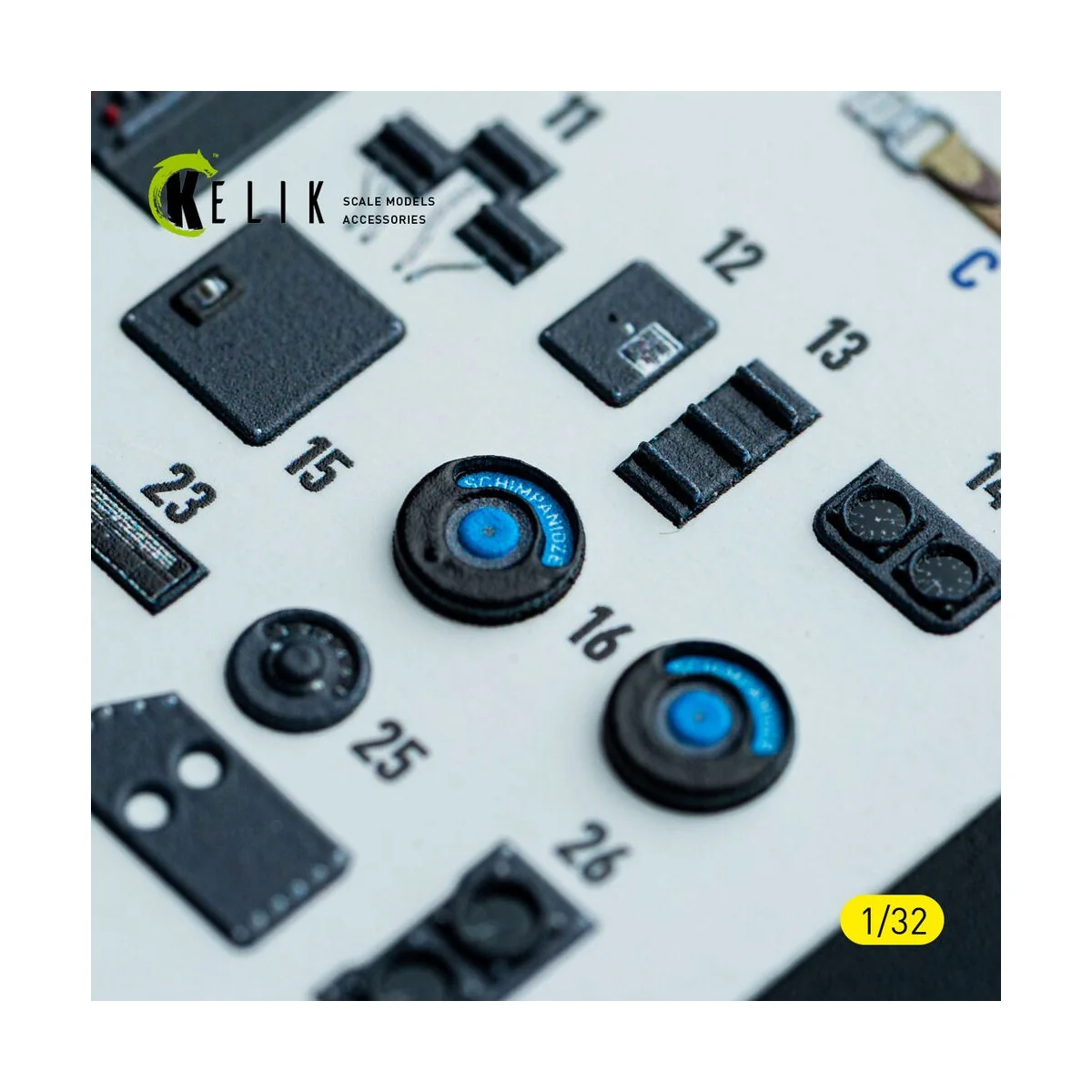 Ju-87G - interior 3D decals for Hasegawa kit, 1/32 - Kelik K32047