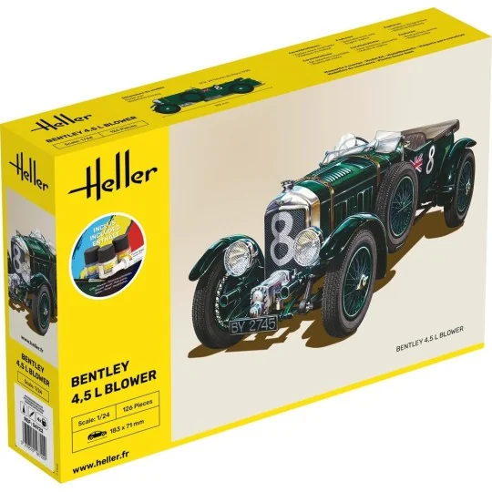 STARTER KIT Bentley Blower, 1/24 - Heller 56722 STARTER KIT Bentley Blower, 1/24 - Heller 56722
