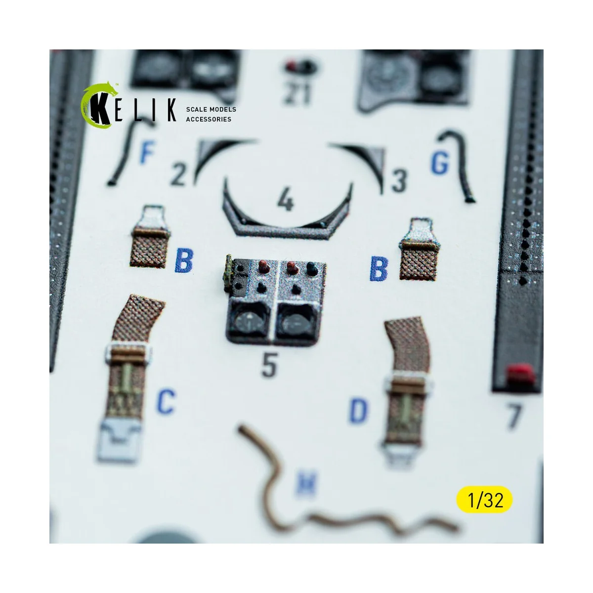 F-86D - interior 3D decals for Kitty Hawk/Zimi models kit, 1/32 - K...
