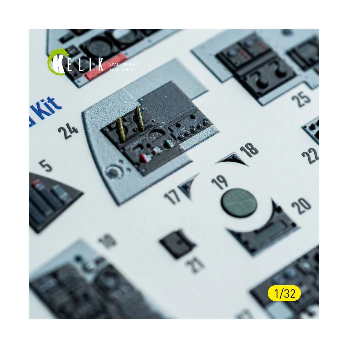F-4C - interior 3D decals for Tamiya kit, 1/32 - Kelik K32048