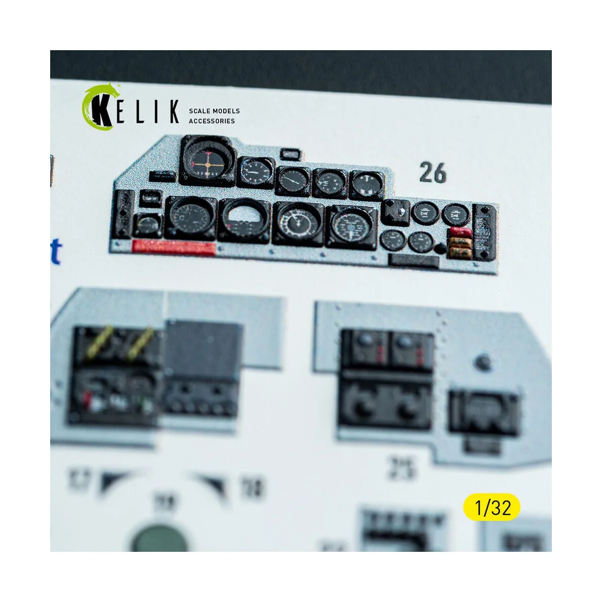 F-4C - interior 3D decals for Tamiya kit, 1/32 - Kelik K32048