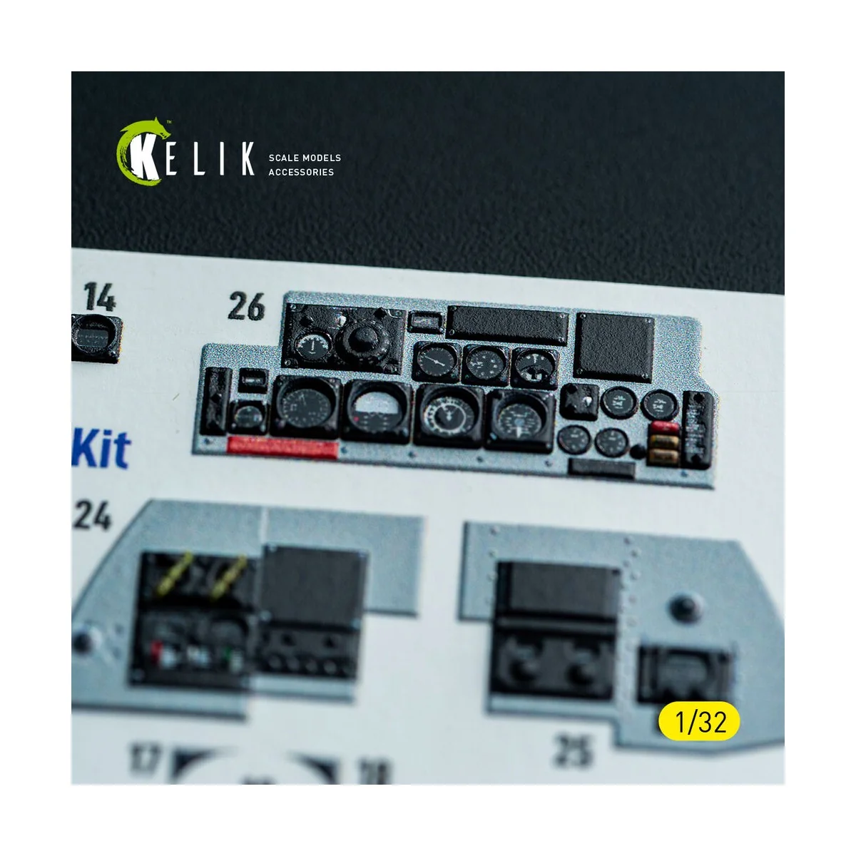 F-4D - interior 3D decals for Tamiya kit, 1/32 - Kelik K32049