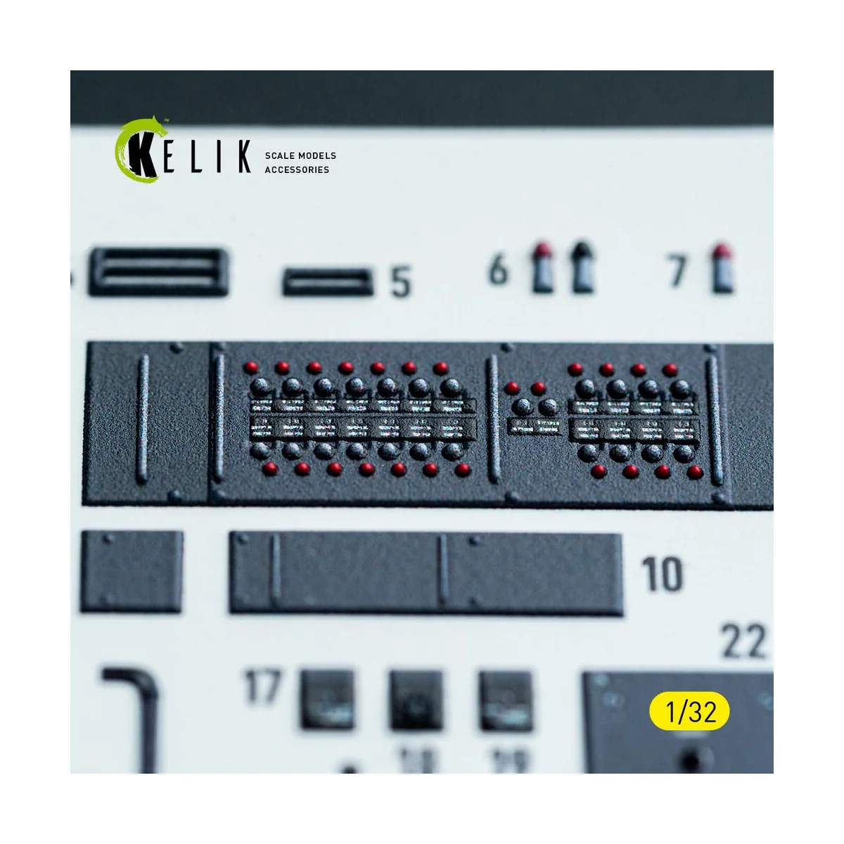 Ju-87D - interior 3D decals for Hasegawa kit, 1/32 - Kelik K32050