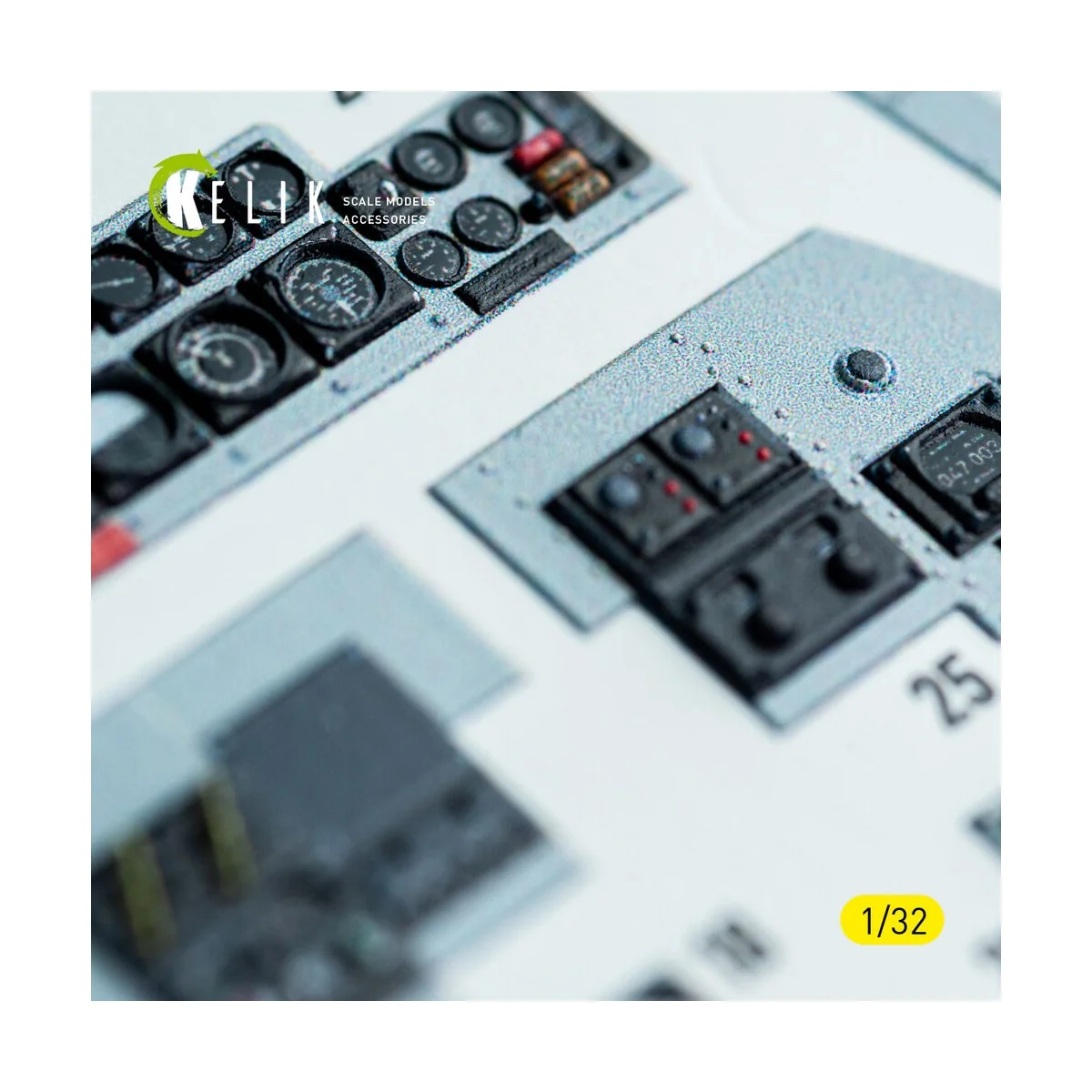 F-4C - interior 3D decals for Tamiya kit, 1/32 - Kelik K32048