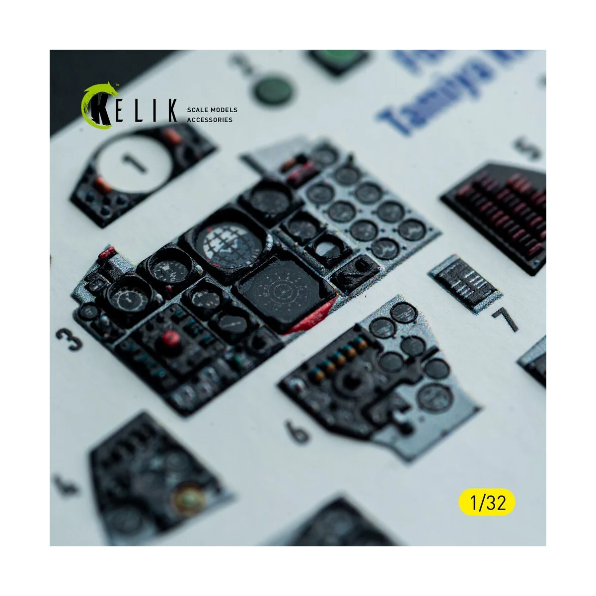 F-4D - interior 3D decals for Tamiya kit, 1/32 - Kelik K32049