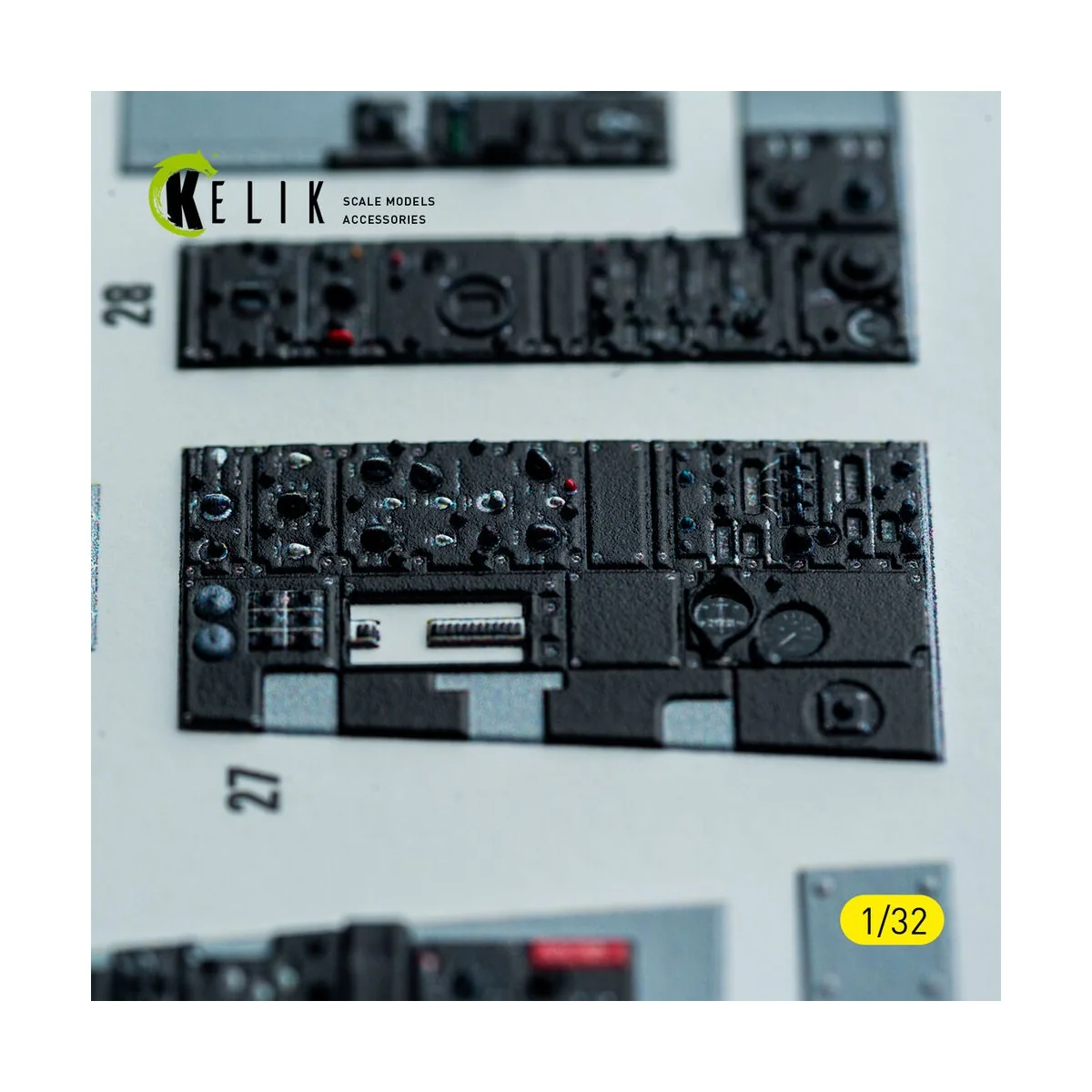 F-4D - interior 3D decals for Tamiya kit, 1/32 - Kelik K32049