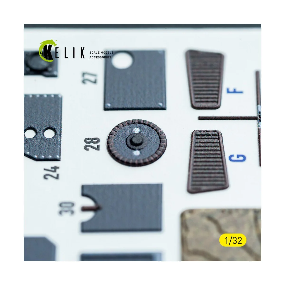 Ju-87D - interior 3D decals for Hasegawa kit, 1/32 - Kelik K32050