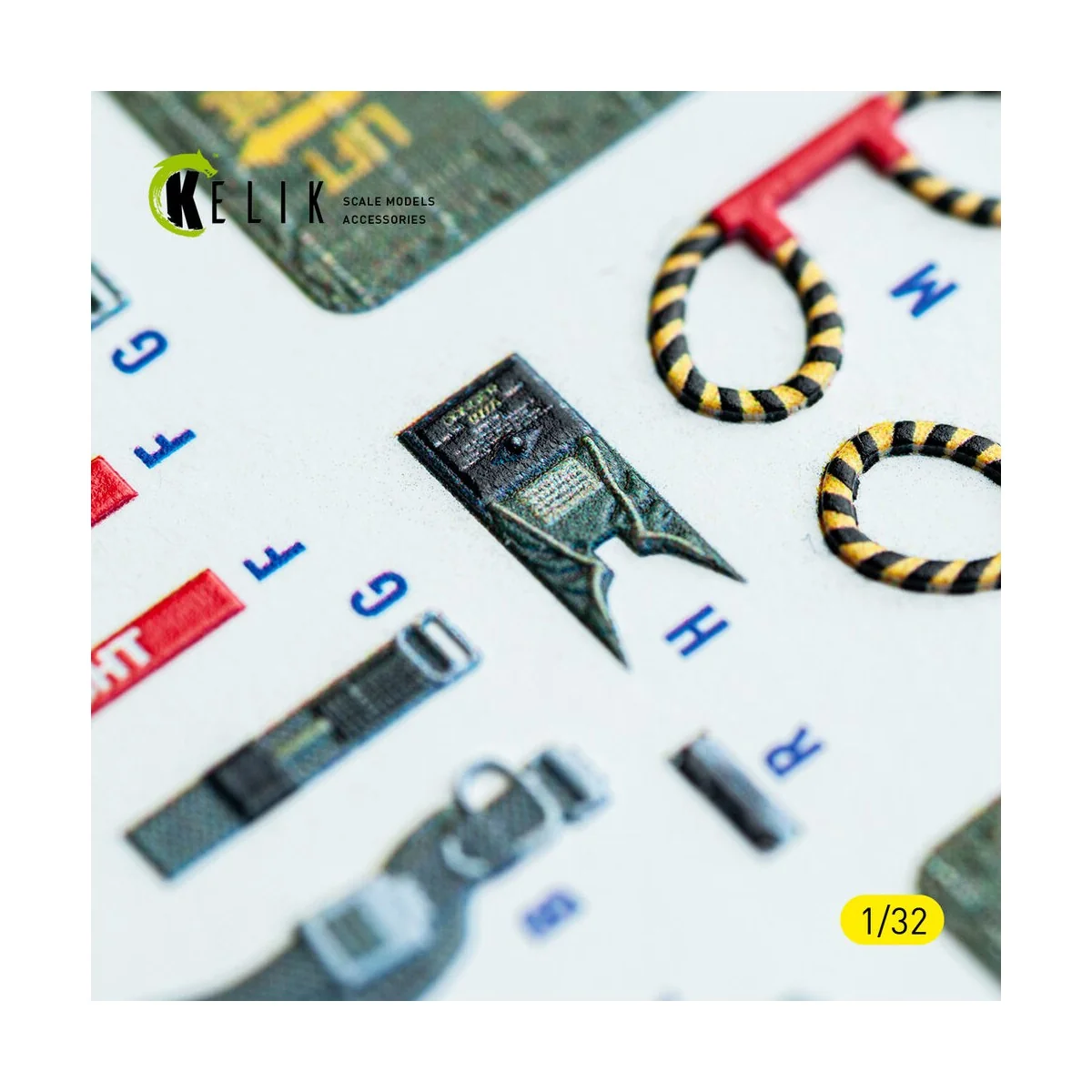 F-4C - interior 3D decals for Tamiya kit, 1/32 - Kelik K32048