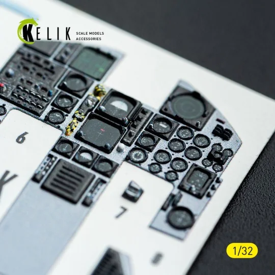 F-15C (early) - interior 3D decals for Tamiya kit, 1/32 - Kelik K32051