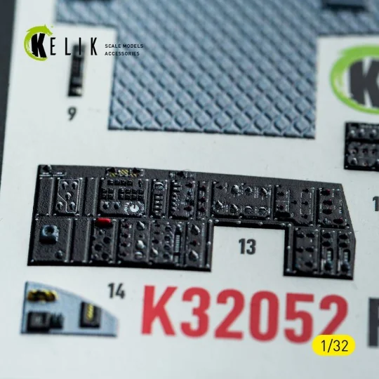 F-15C MSIP II- interior 3D decals for Tamiya kit, 1/32 - Kelik K32052