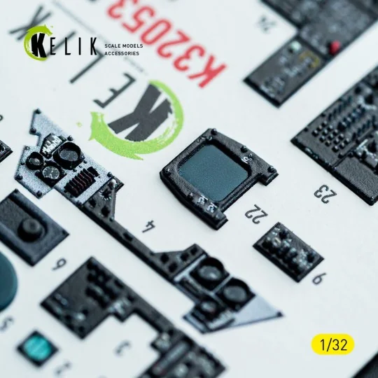 F-14A - interior 3D decals for Tamiya kit, 1/32 - Kelik K32053