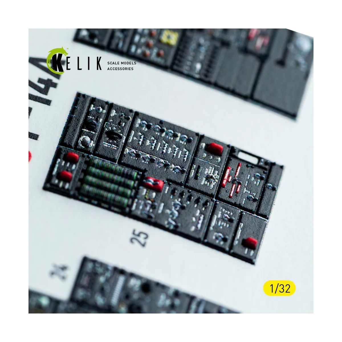 F-14A - interior 3D decals for Tamiya kit, 1/32 - Kelik K32053