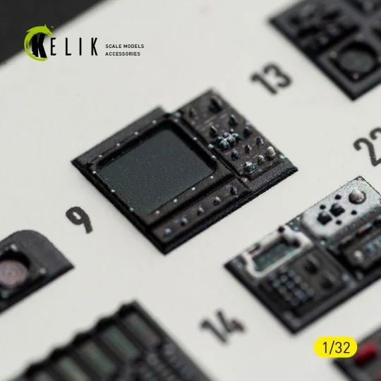 OV-10D Bronco - interior 3D decals for Kitty Hawk/Zimi models kit, ...