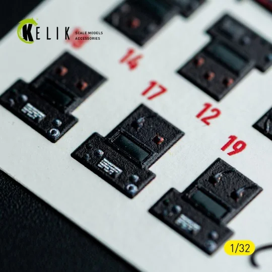 F-15C MSIP II- interior 3D decals for Tamiya kit, 1/32 - Kelik K32052