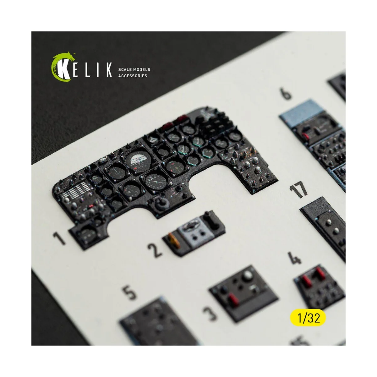 OV-10A/C Bronco - interior 3D decals for Kitty Hawk/Zimi models kit...