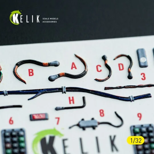 F-15C MSIP II- interior 3D decals for Tamiya kit, 1/32 - Kelik K32052