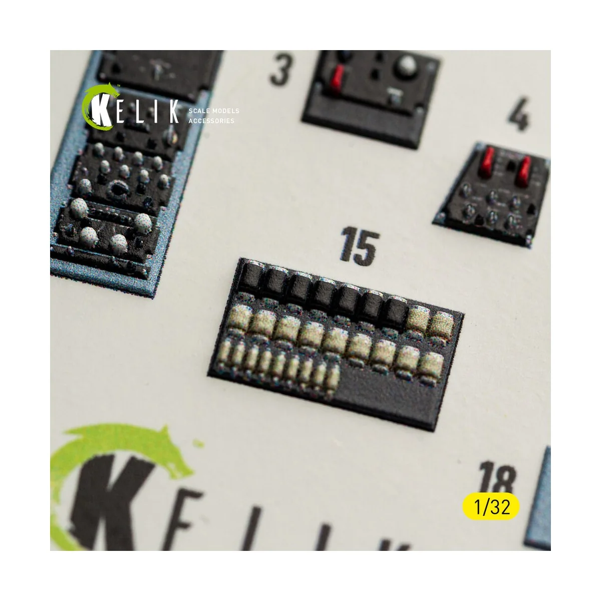 OV-10A/C Bronco - interior 3D decals for Kitty Hawk/Zimi models kit...