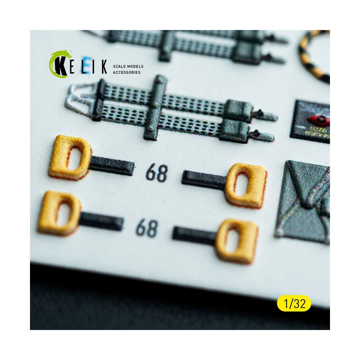 F-14A - interior 3D decals for Tamiya kit, 1/32 - Kelik K32053