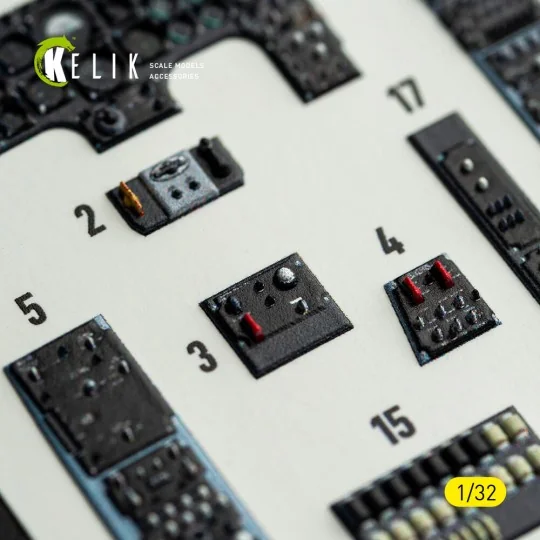 OV-10A/C Bronco - interior 3D decals for Kitty Hawk/Zimi models kit...