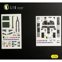 RF-5E - interior 3D decals for Kitty Hawk/Zimi models kit, 1/32 - K...