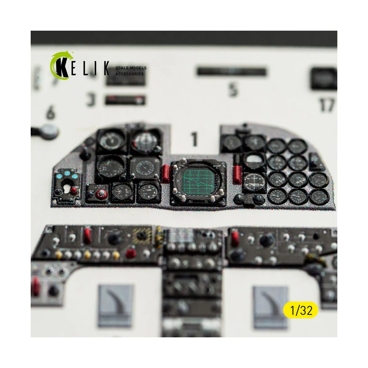 RF-5E - interior 3D decals for Kitty Hawk/Zimi models kit, 1/32 - K...