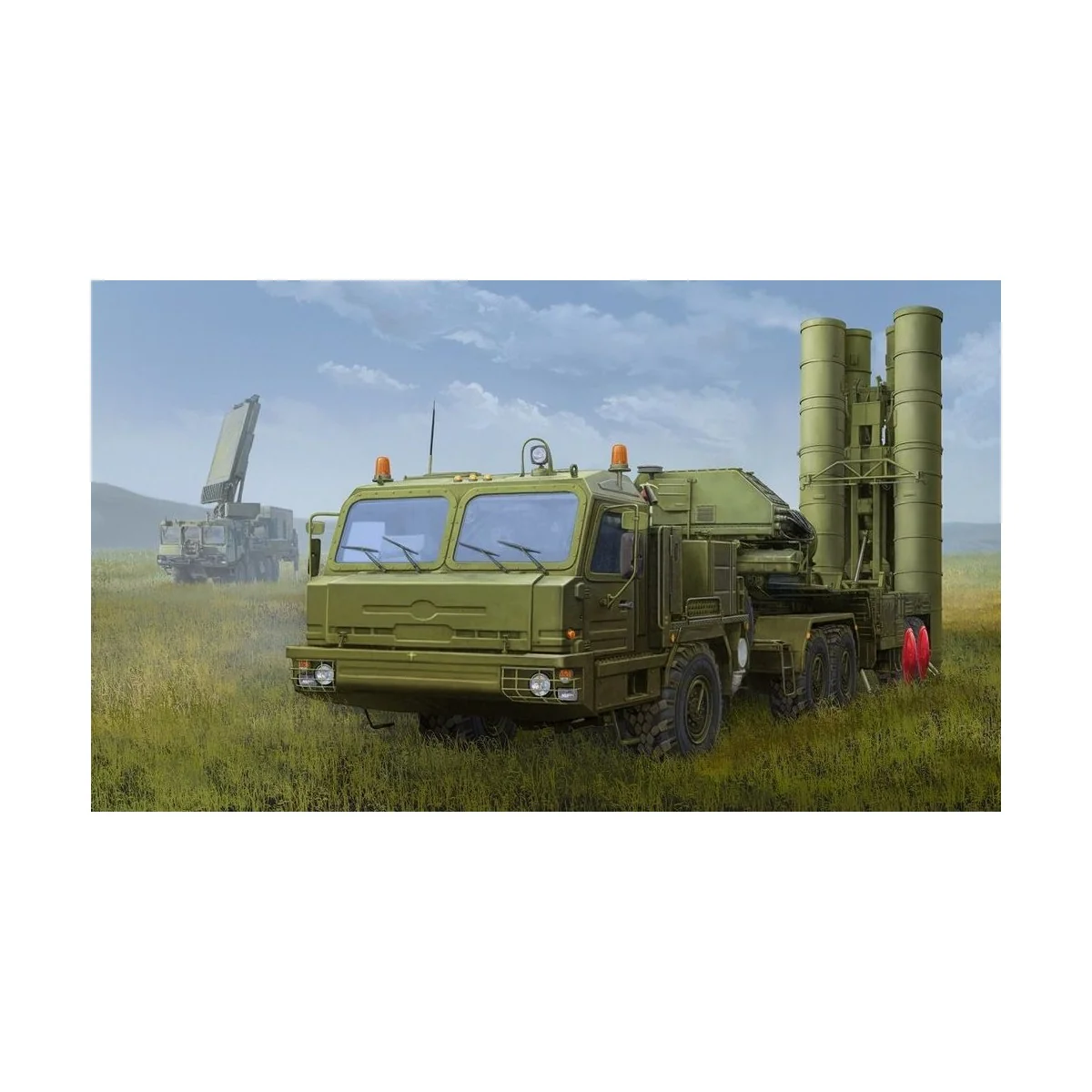 Russian BAZ-64022 with 5P85TE2 TEL S-400, 1/35 - Hobby Boss 85517