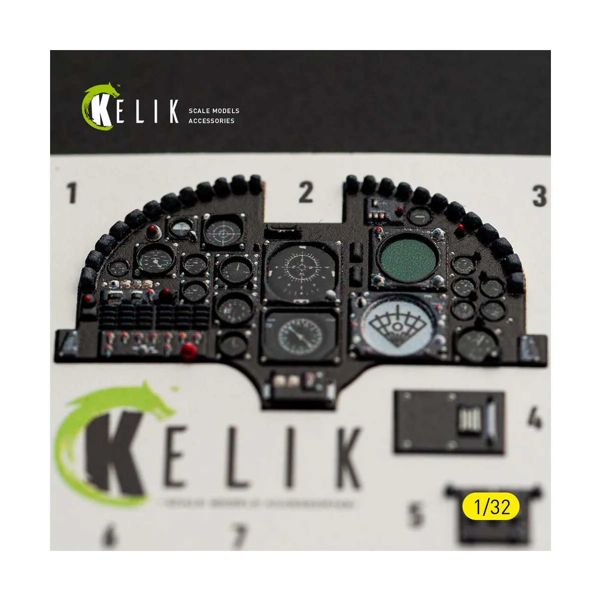 A-7D CORSAIR II - interior 3D decals for Trumpeter kit, 1/32 - Keli...